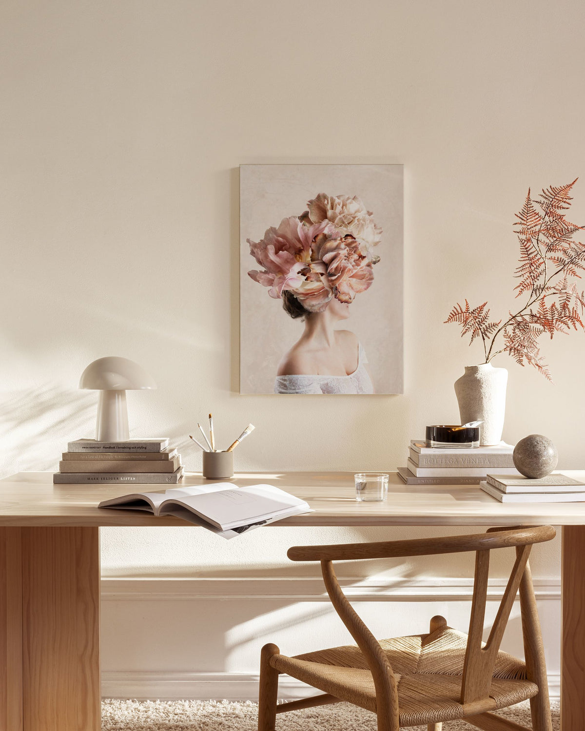 Flower Lady No2 Canvas print