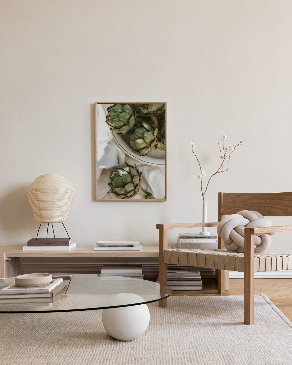 Artichoke in Sunlight Canvas print