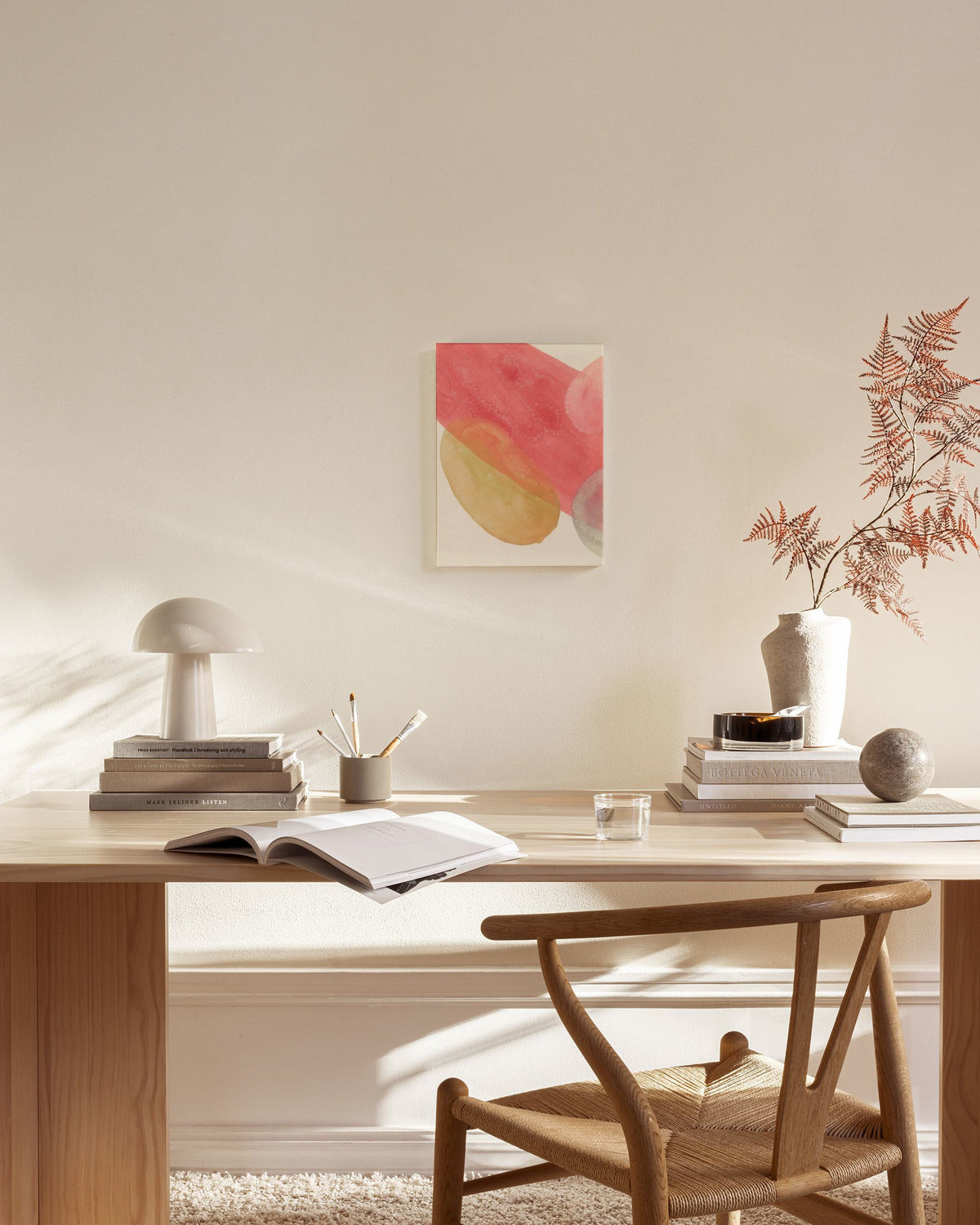 Flowy Forms No1 Canvas print