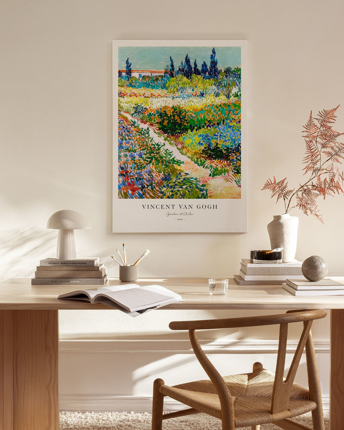 Van Gogh - Garden at Arles Canvas print