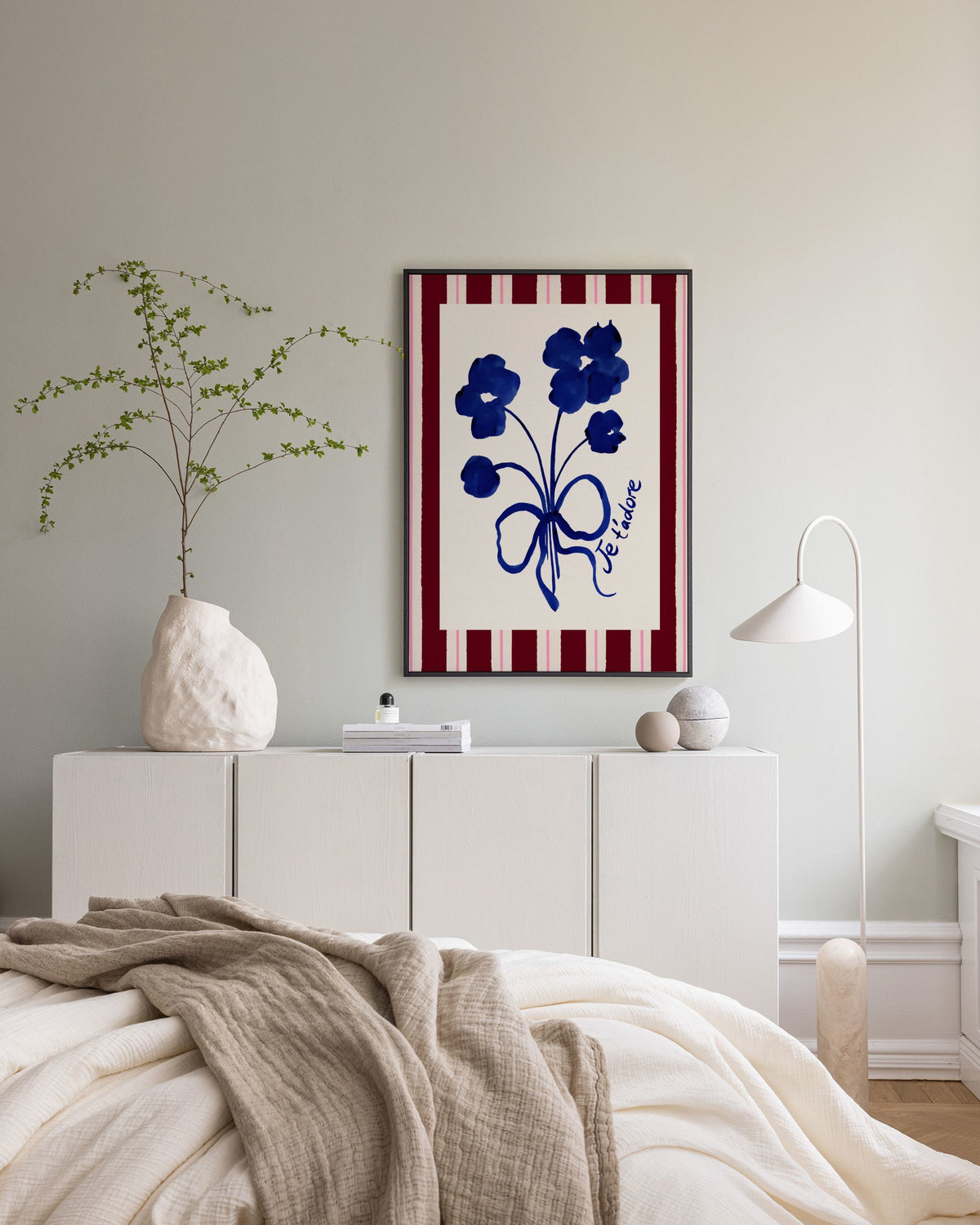 Emily Daborn - I Adore You Bouquet Canvas print