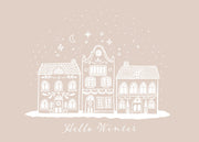 Hello Winter Print