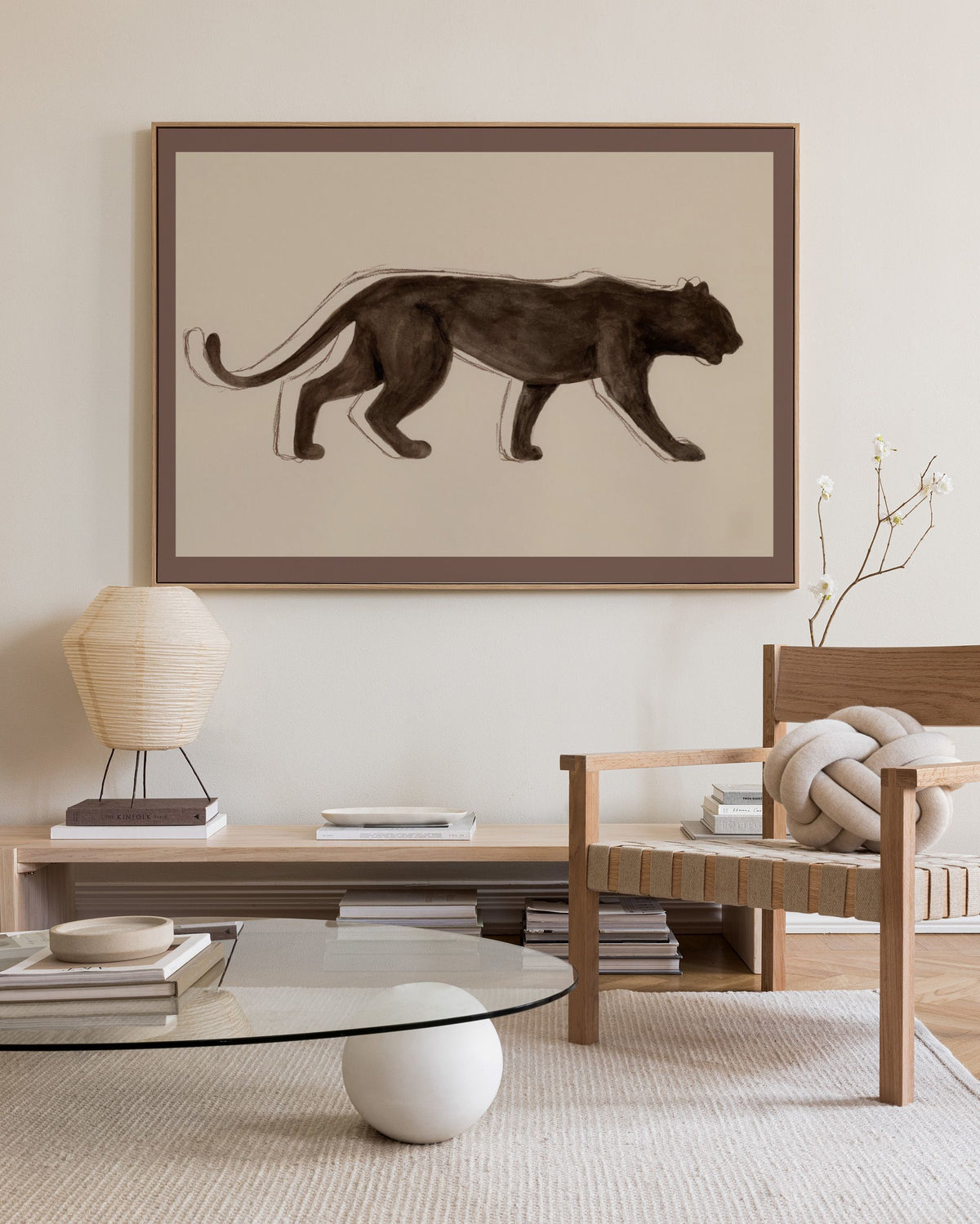 Stride Canvas print