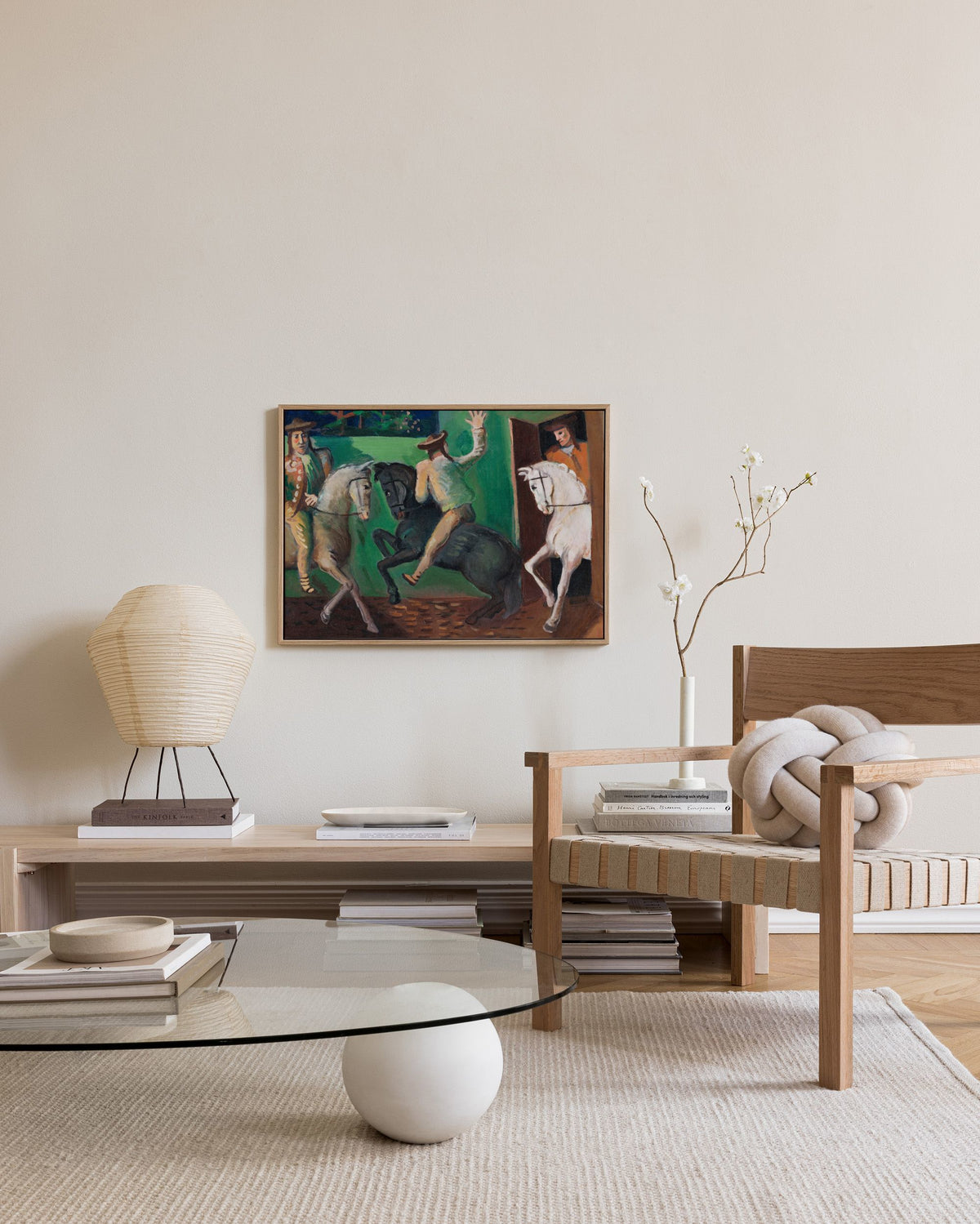 Cyprián Majerník - Riders On Horses Canvas print