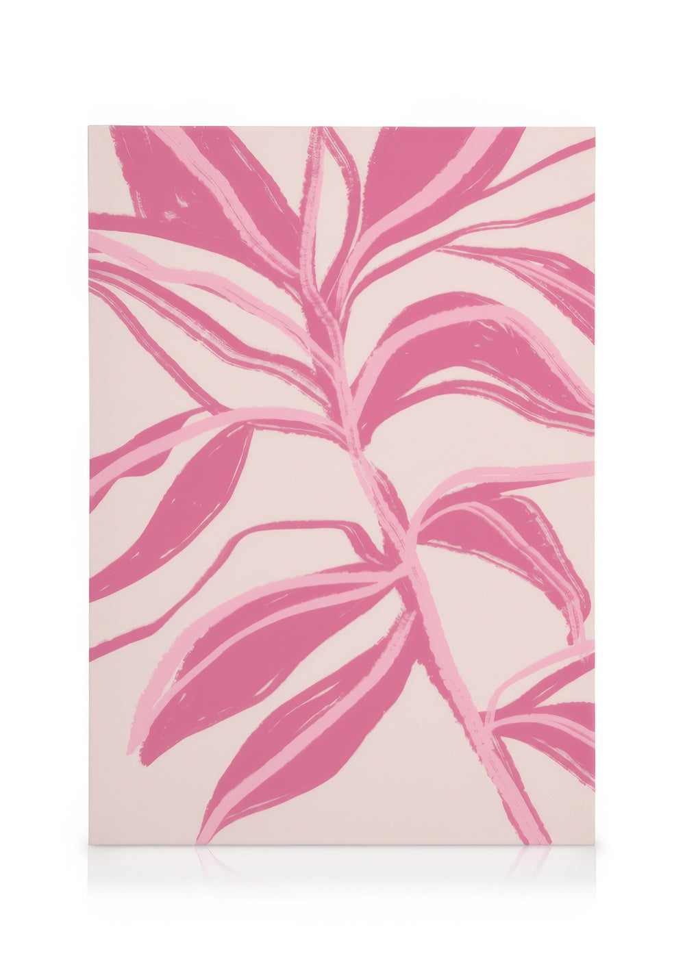 Pink Floral Illustration Canvas print