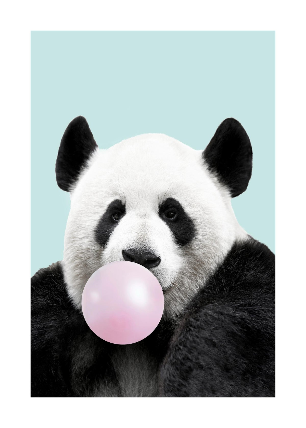 Bubblegum Panda Print