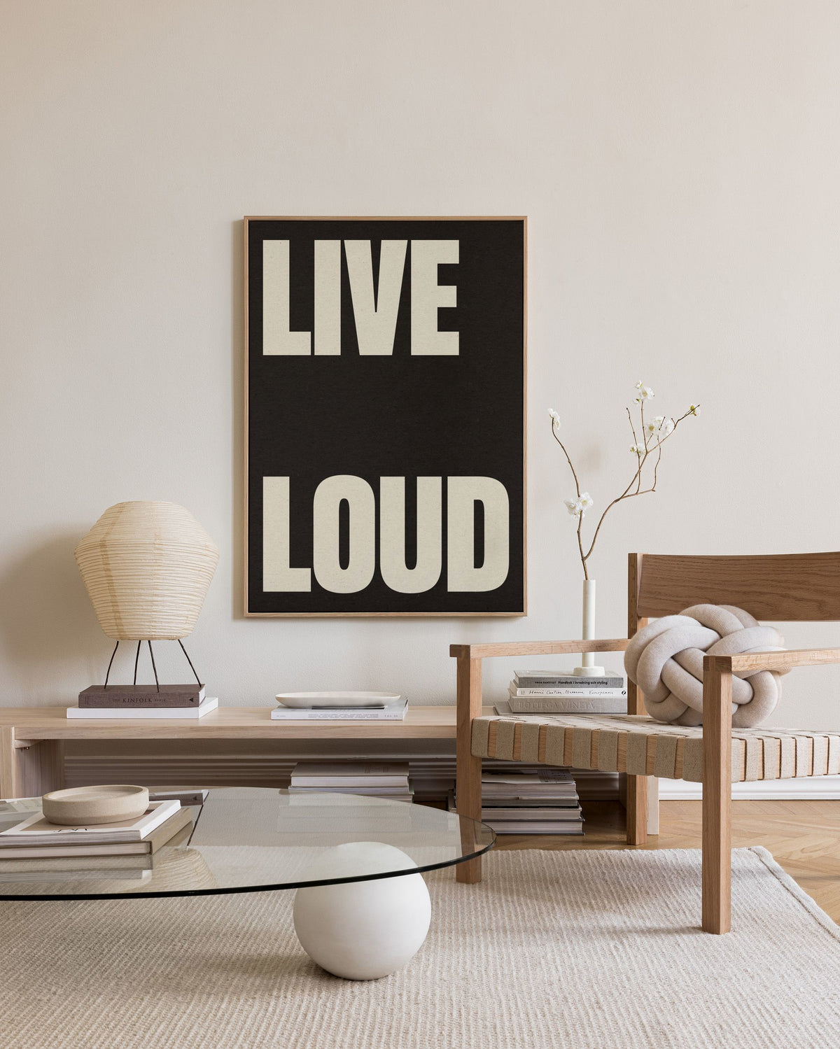 Live Loud Canvas print