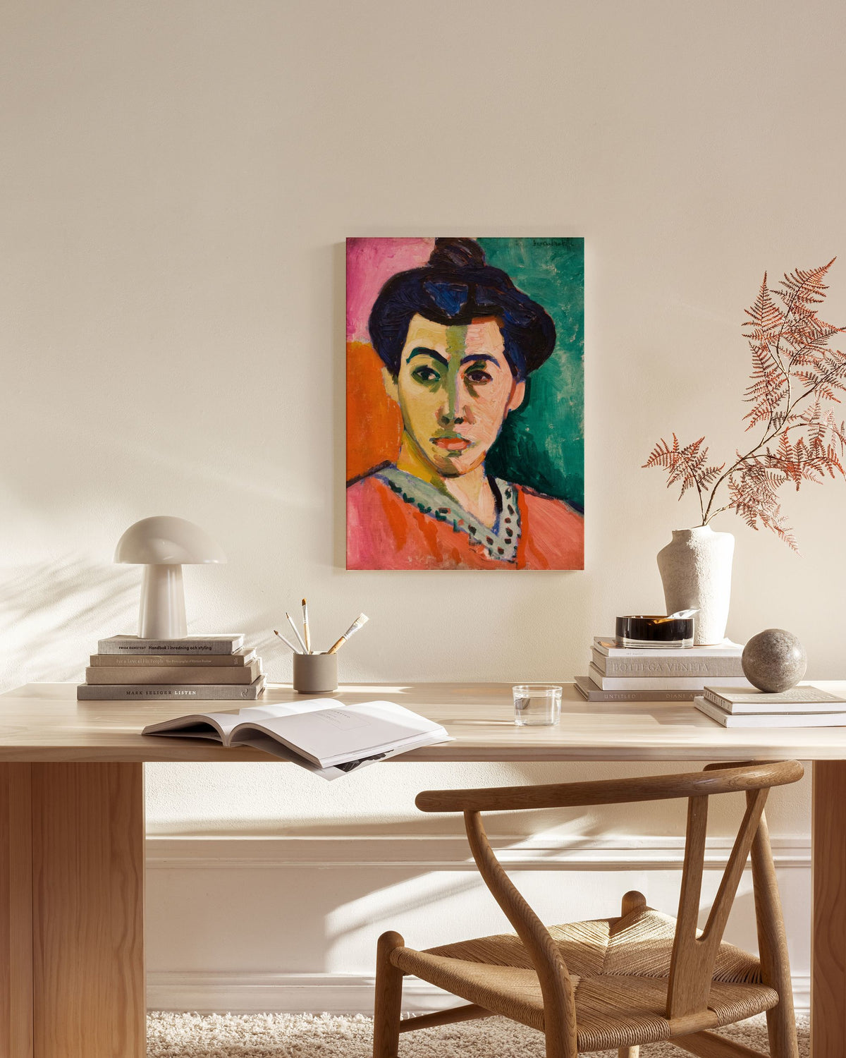Matisse - The Green Stripe Canvas print