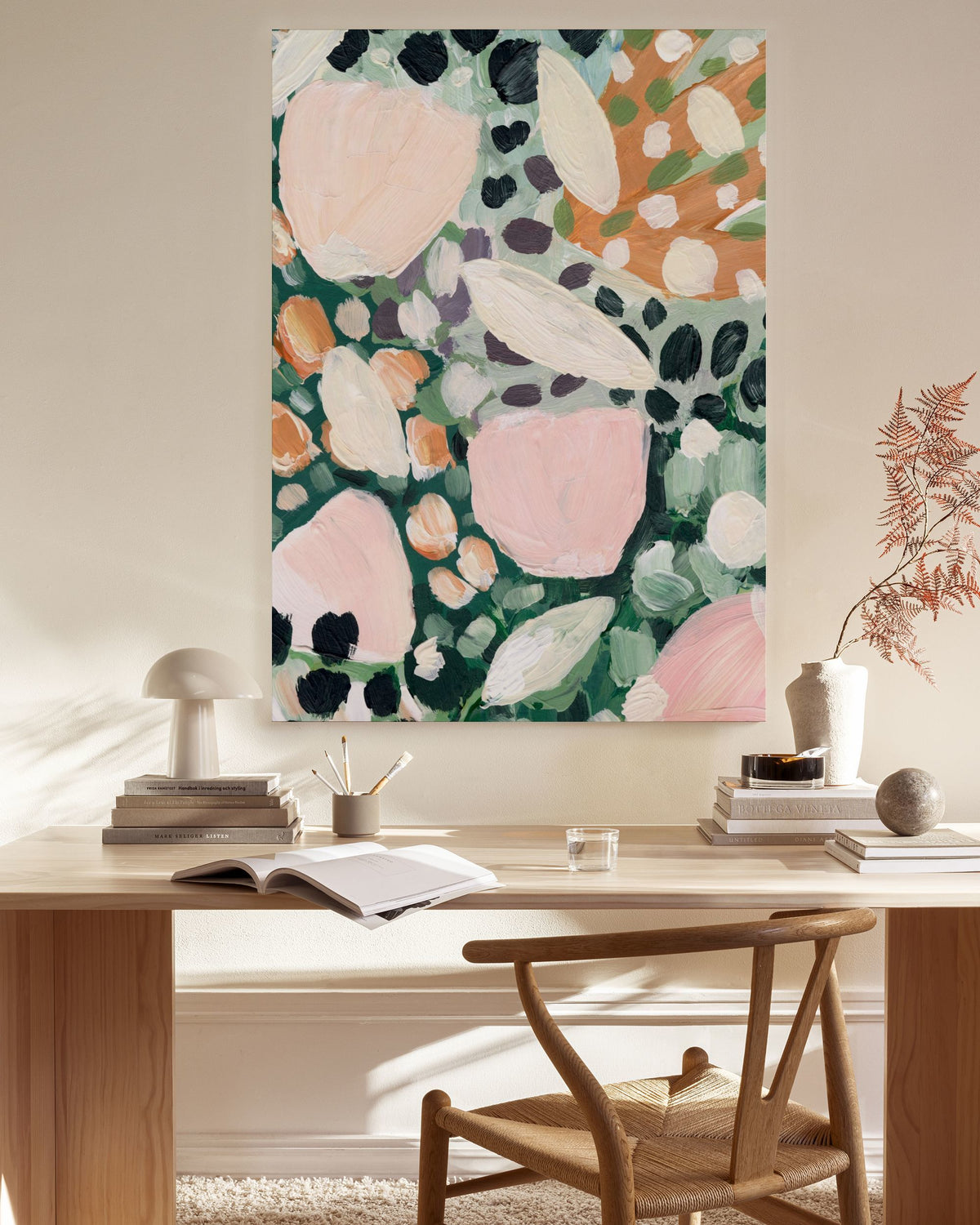 Acrylic Garden No1 Canvas print