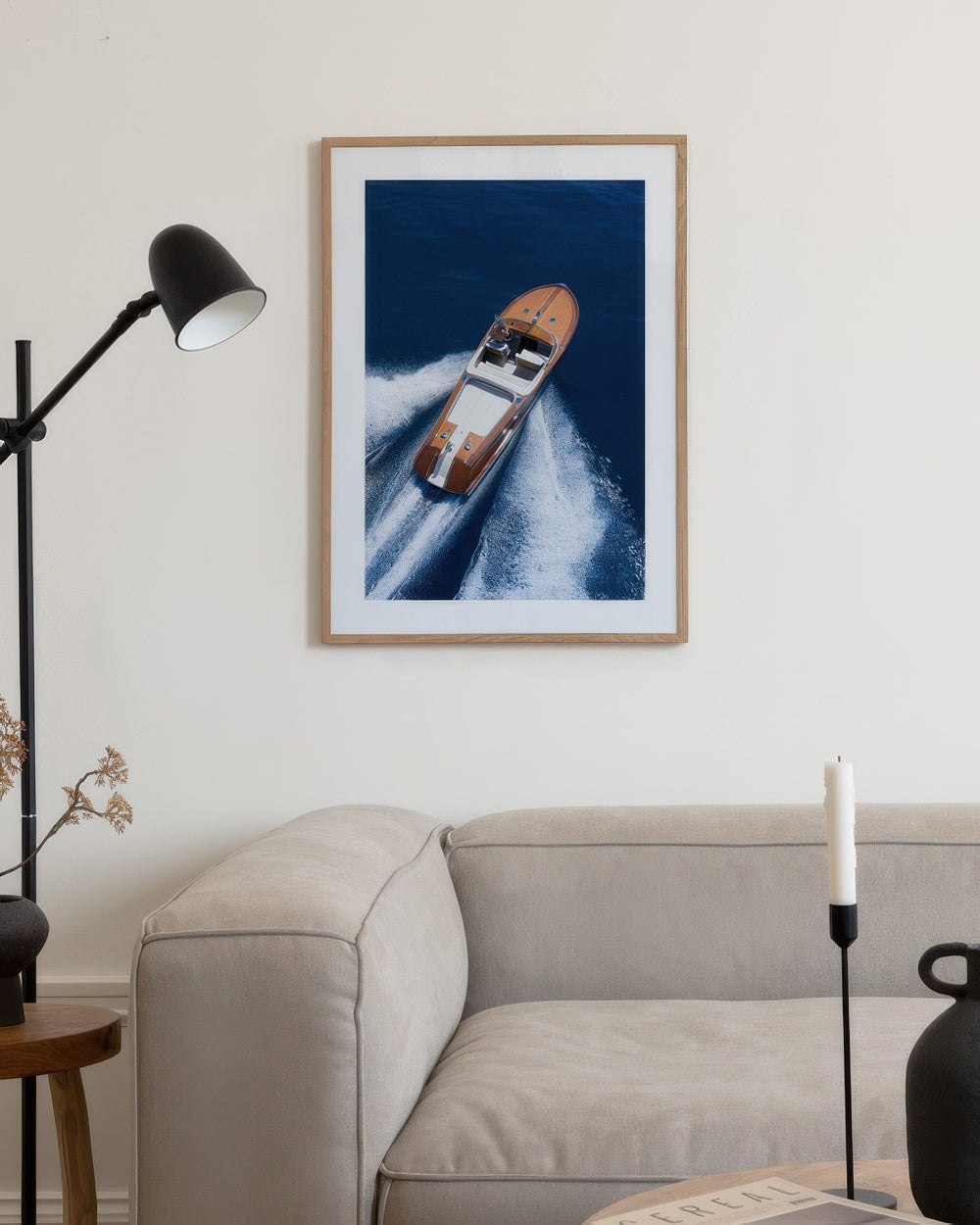 Wooden Boat Print