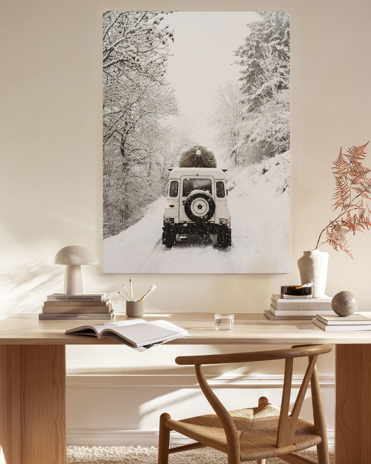 Holiday Delivery Canvas print