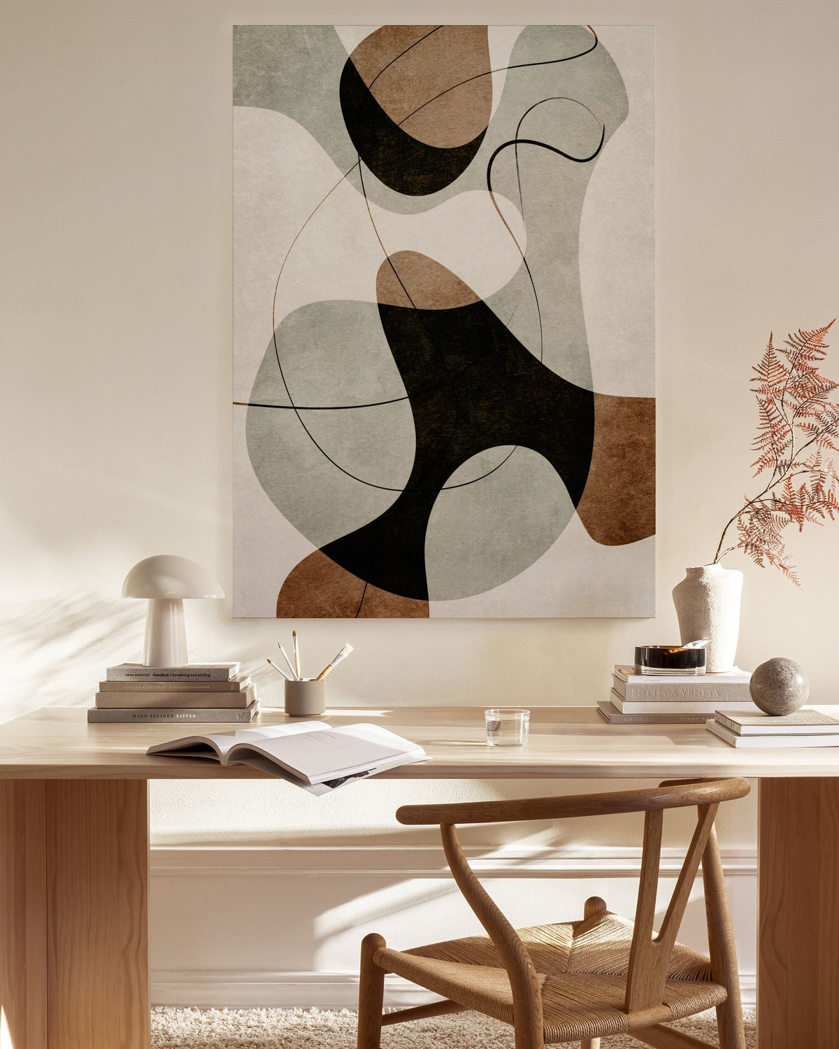 Vivid Shapes No1 Canvas print