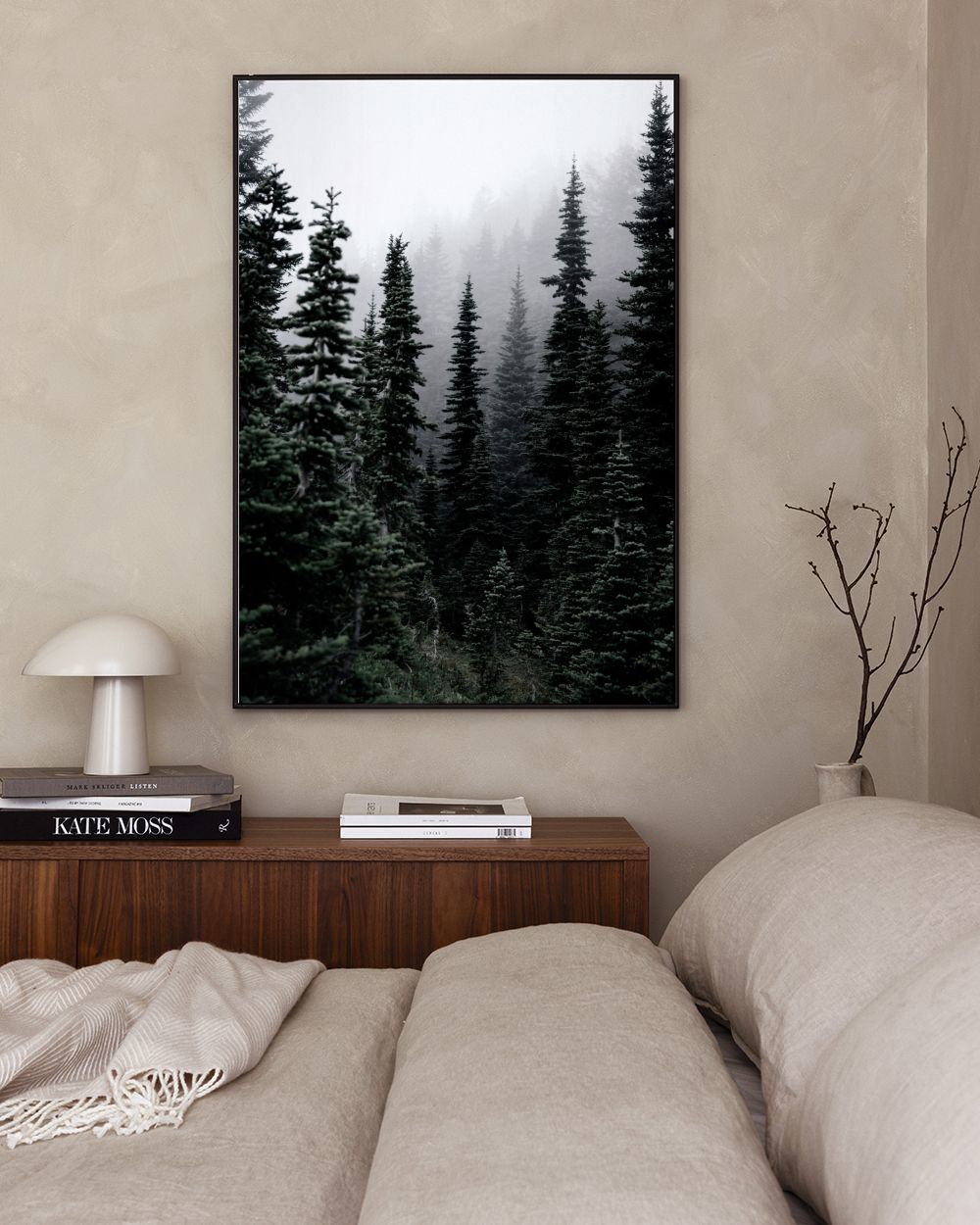 Foggy Woods Print
