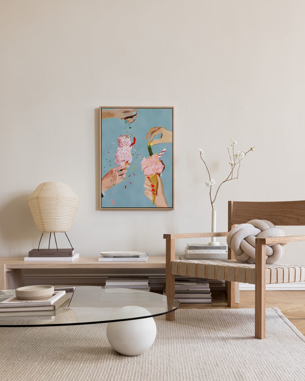 Ekaterina - Zagorska - Pickle & Chili Ice Cream Canvas print