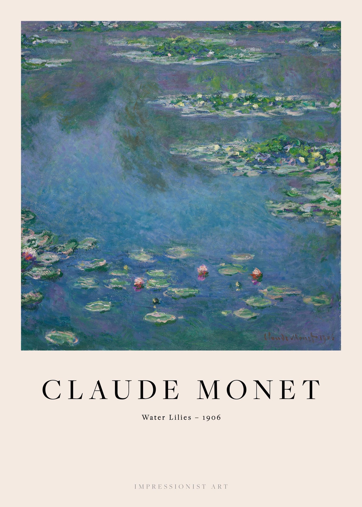 Monet - Water Lilies Print