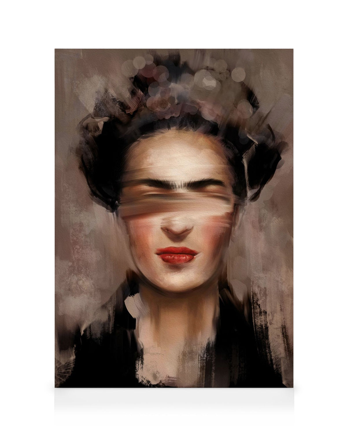 Kahlo in Beige Canvas print