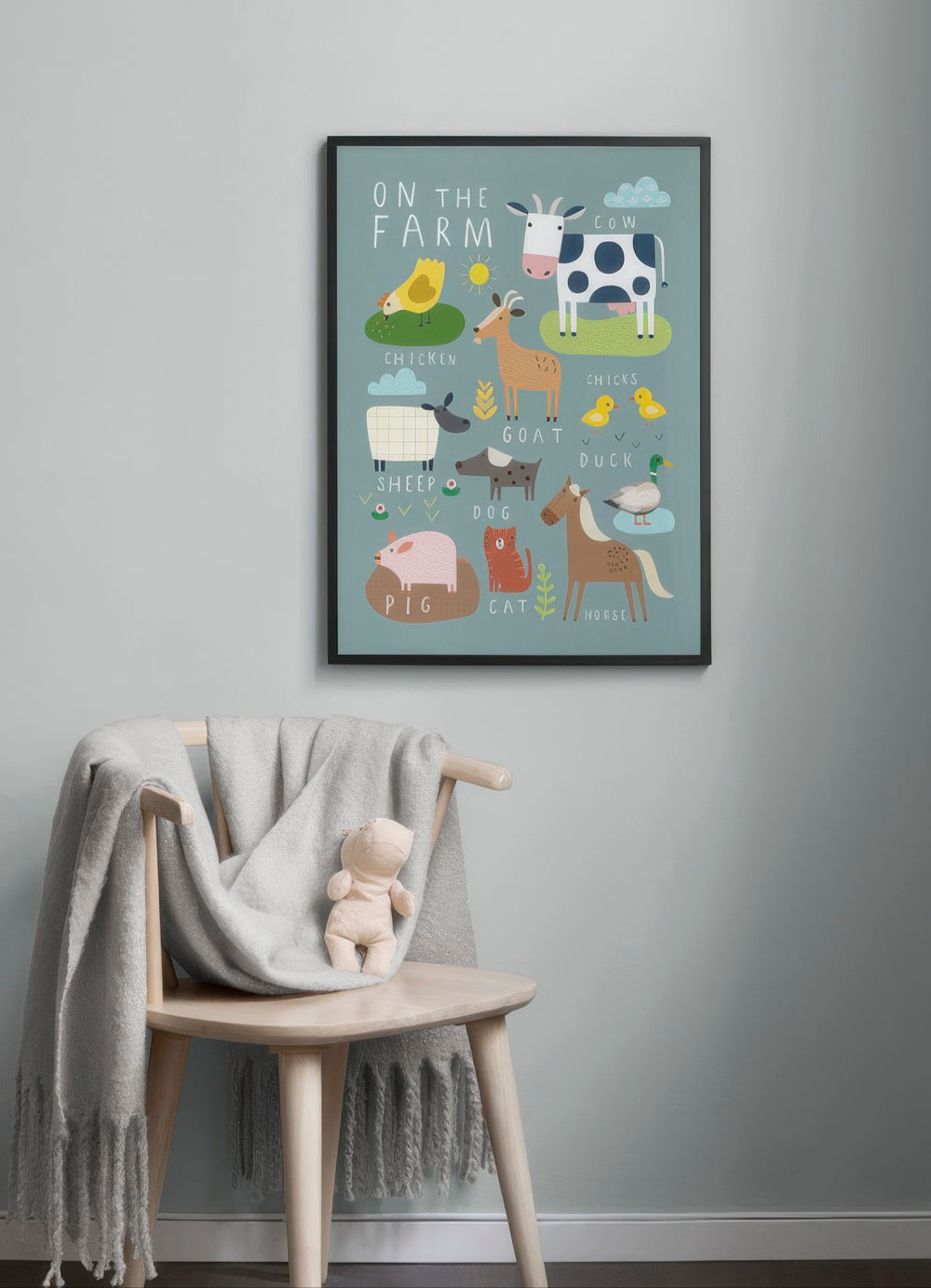 On The Farm Print