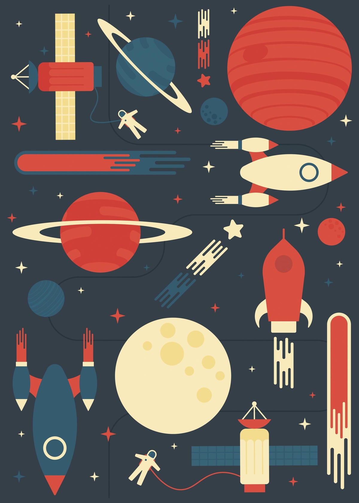 Tracie Andrews - Space Odyssey Print