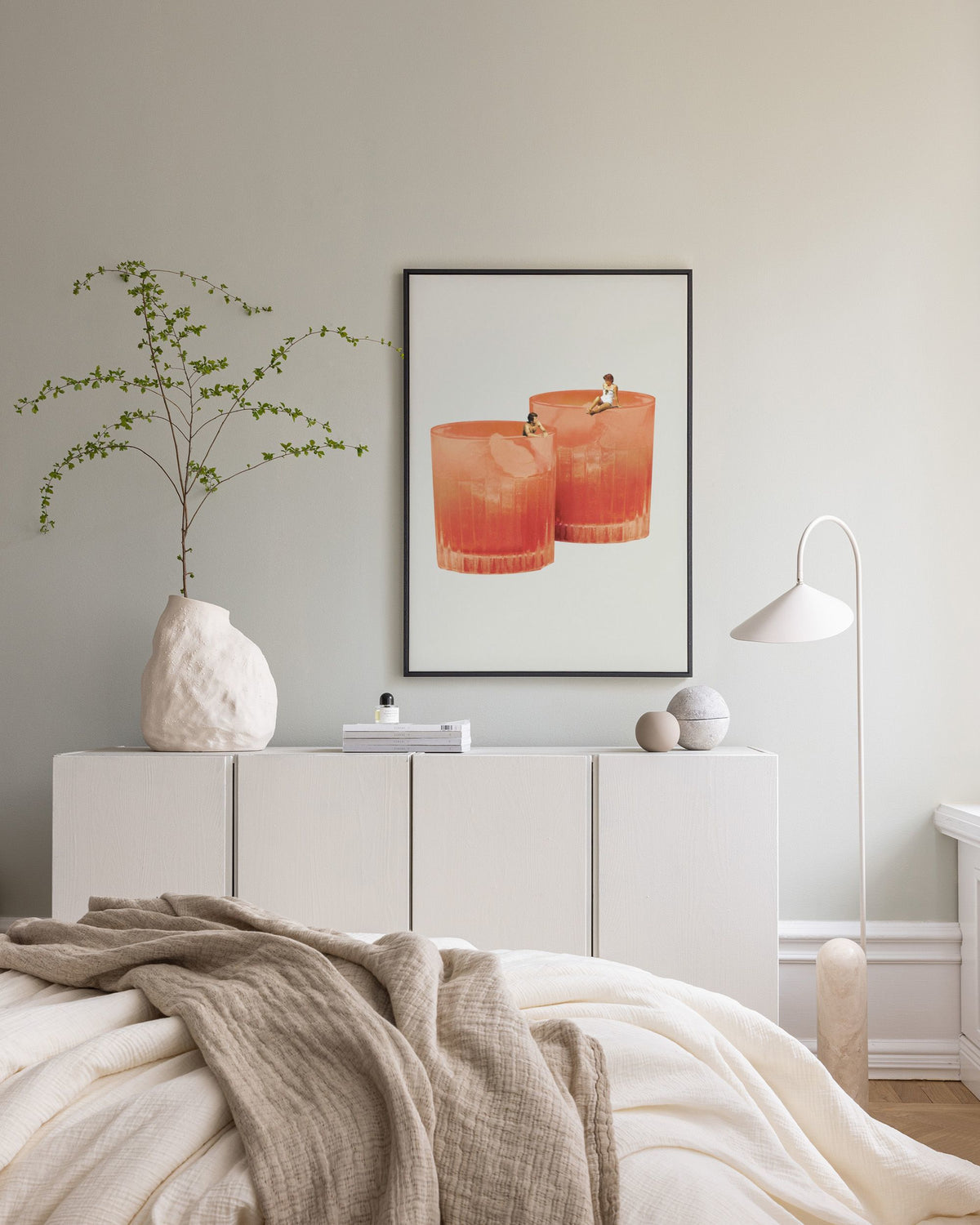 Maarten Leon - Holiday in a Glass No2 Canvas print