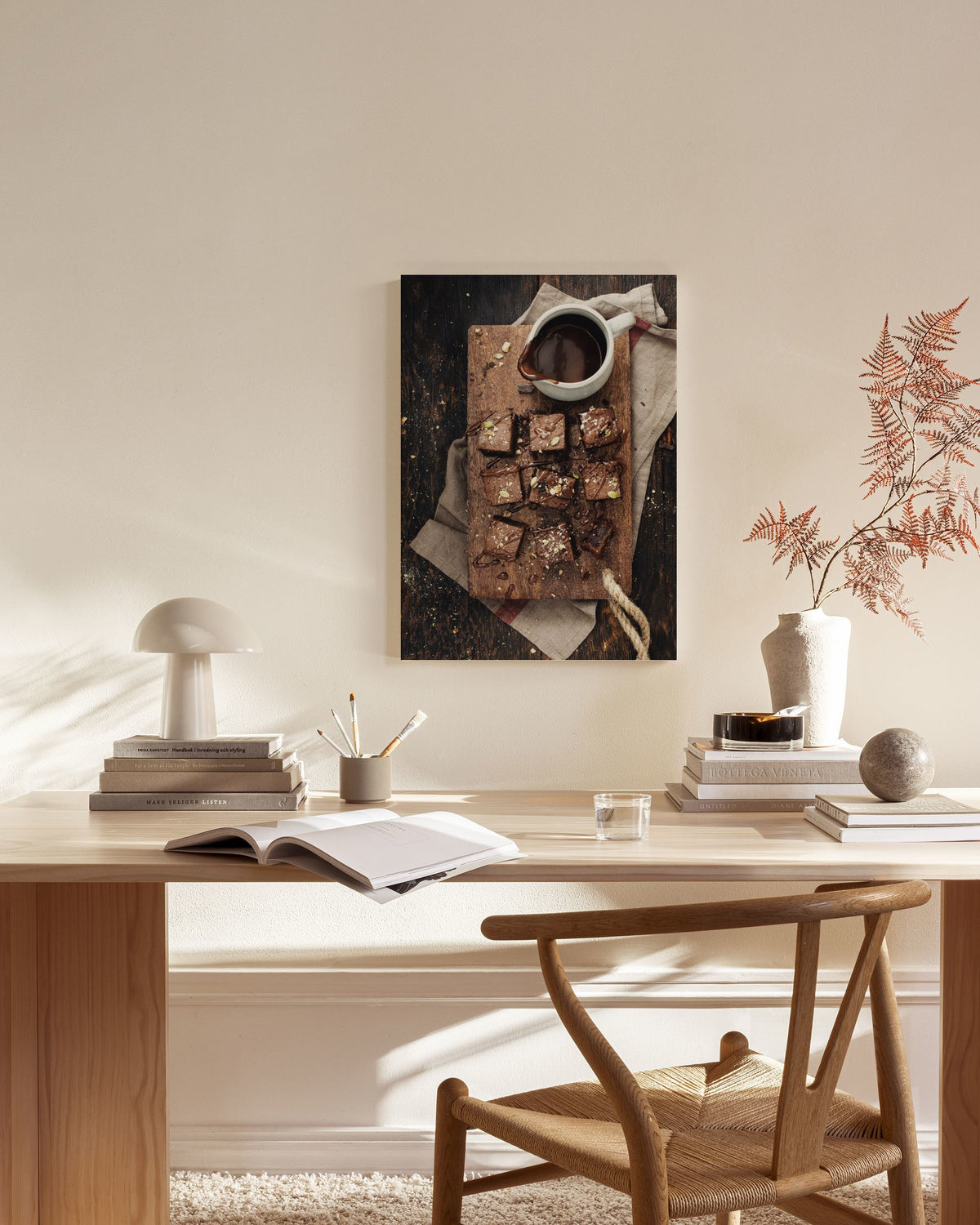 Chocolate Brownies Canvas print