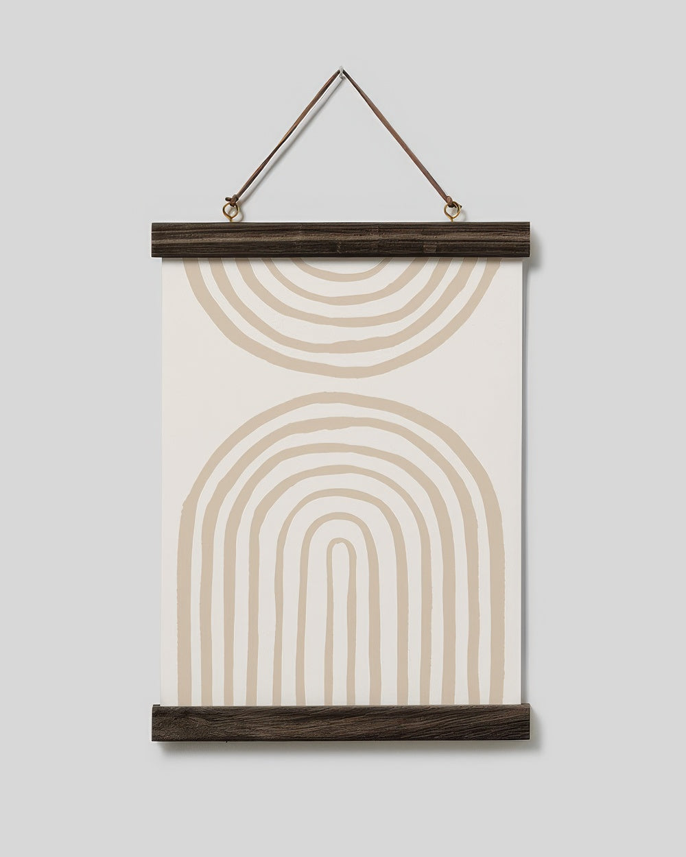 Poster Hanger Dark Oak 22 cm, magnet fastener