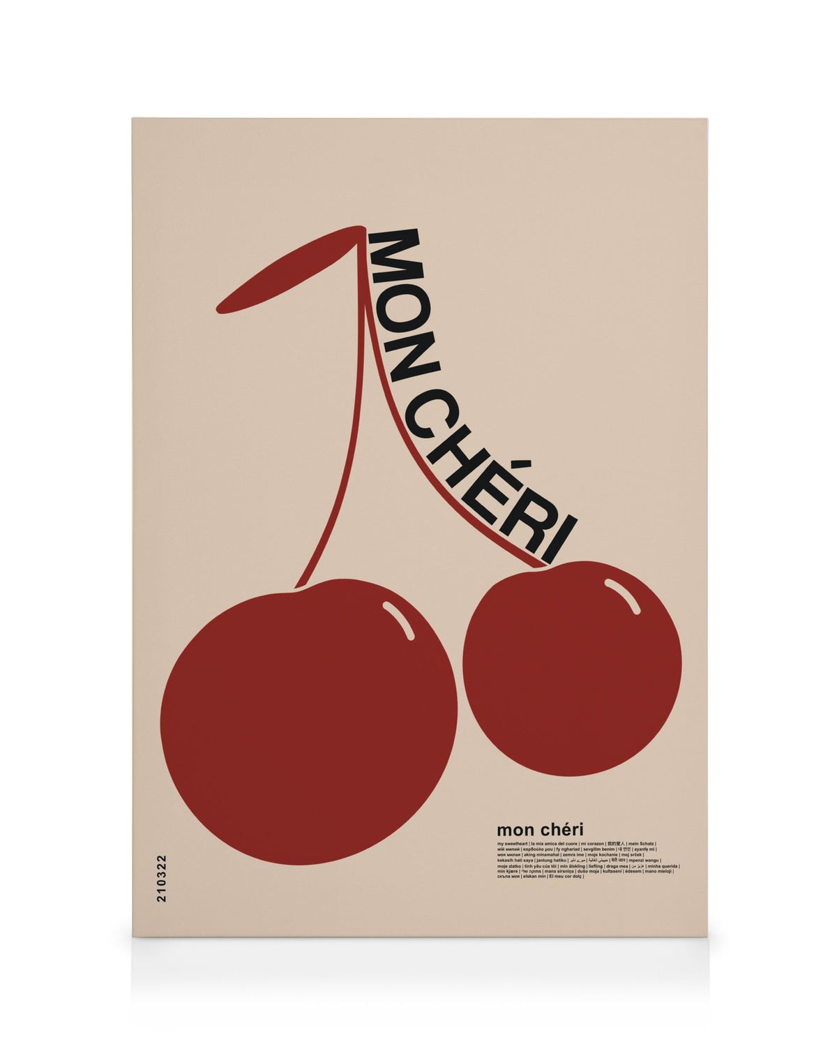 Mon Cheri No1 Canvas print
