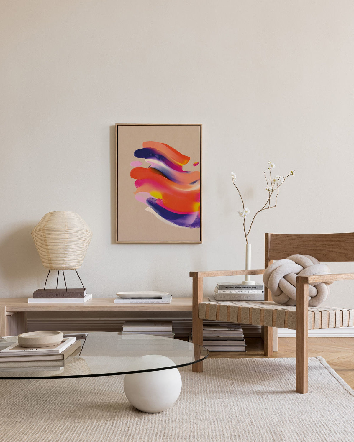 Sunset Stroke No1 Canvas print