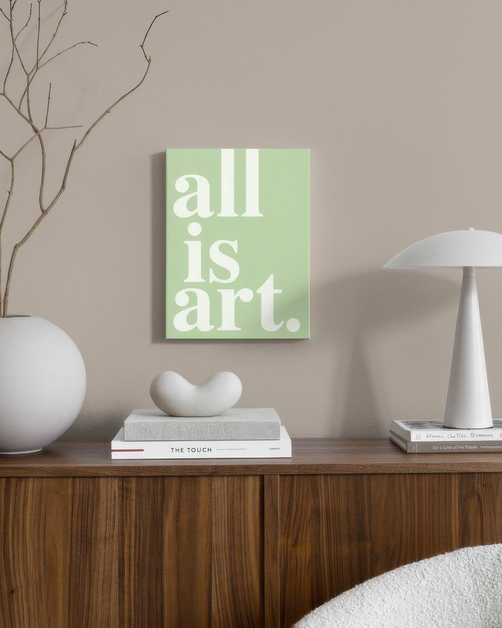 All is Art Canvas print