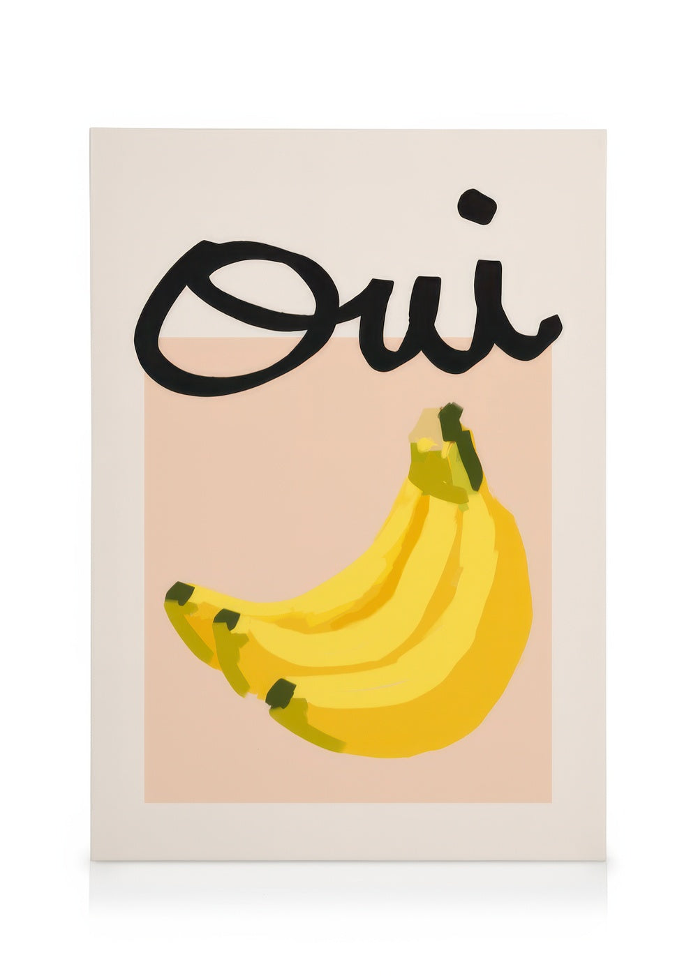 Oui Banana Canvas print