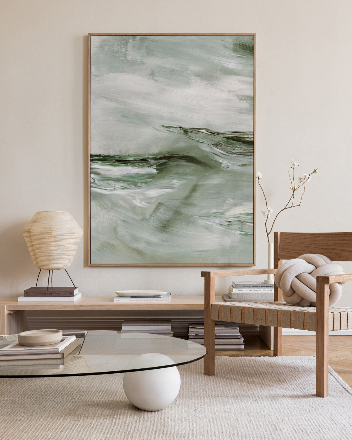 Abstract Waves Canvas print