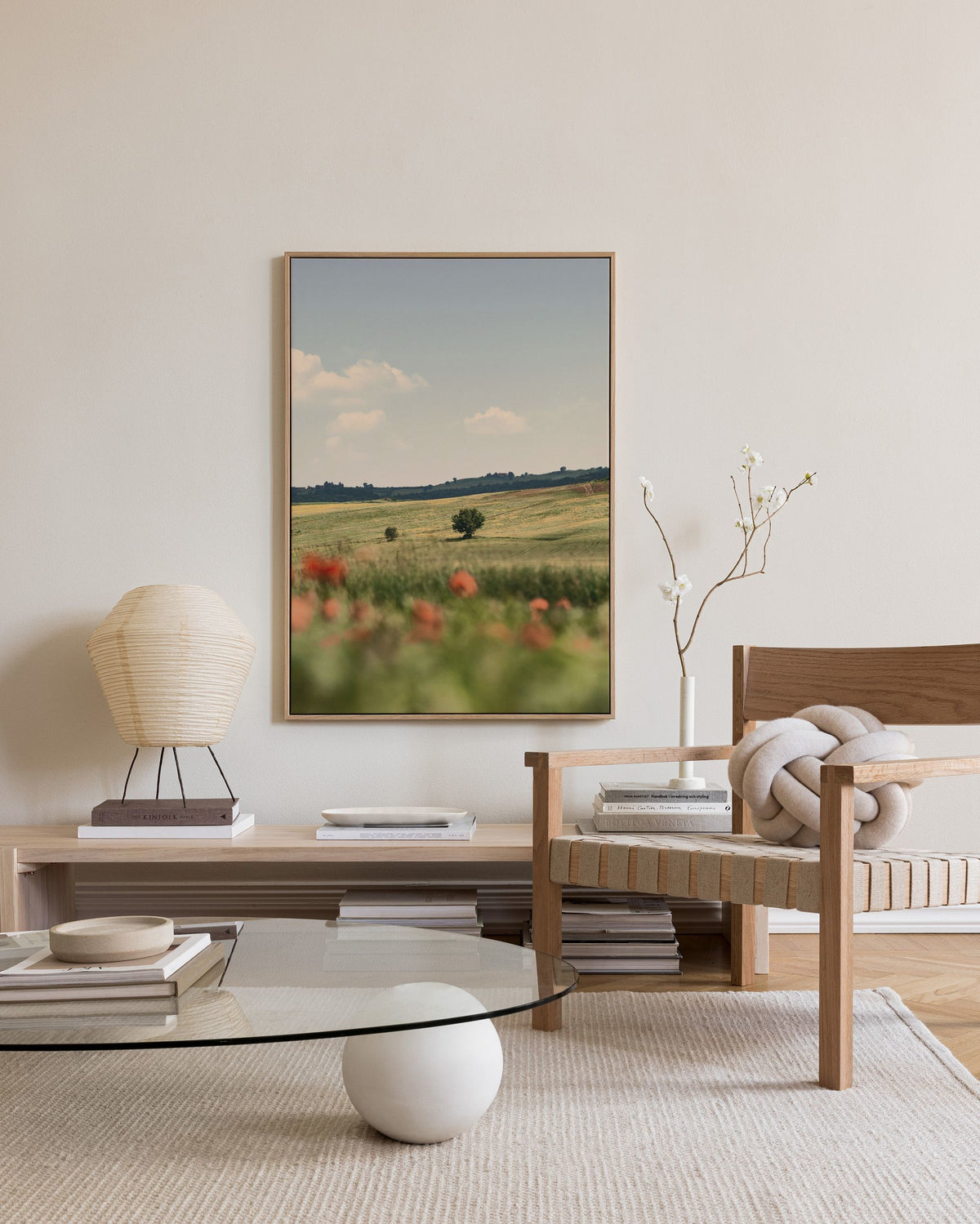 Tuscan Poppies No2 Canvas print