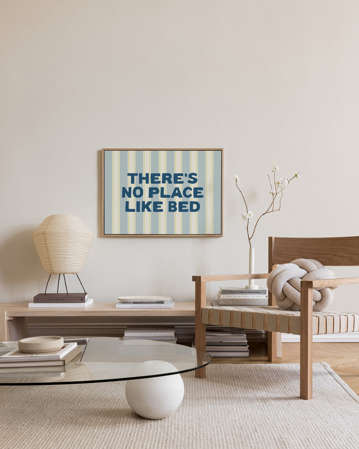 No Place Like Bed Canvas print