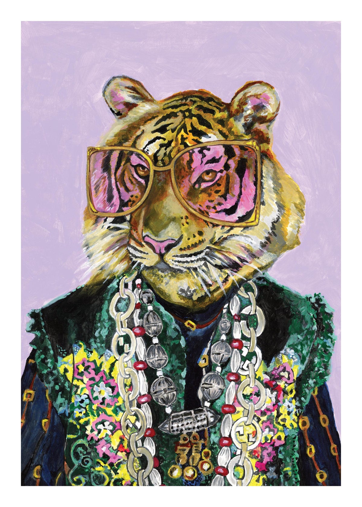 Heather Perry - Artsy Bengal Tiger Print