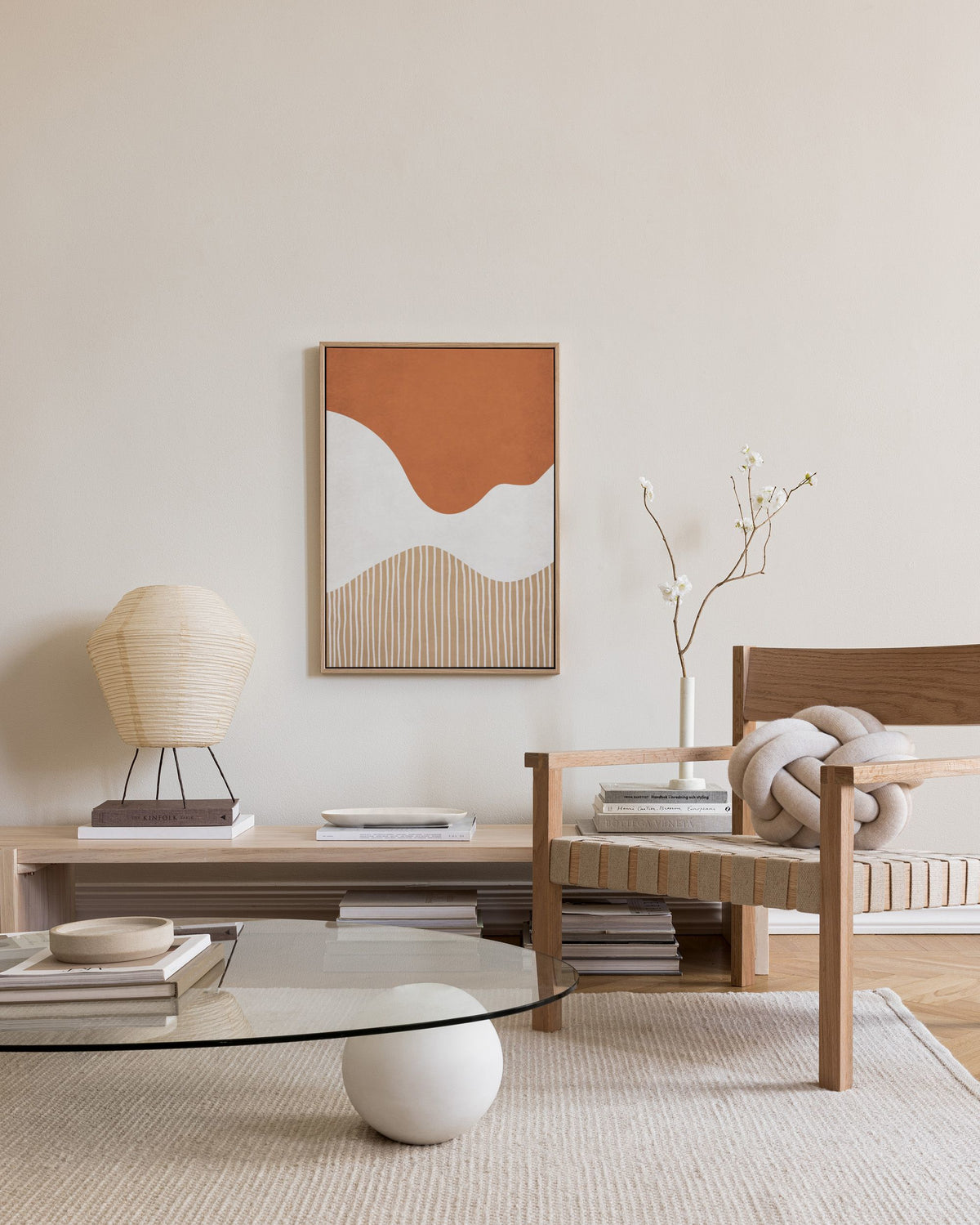 Abstract Shapes and Lines Canvas print