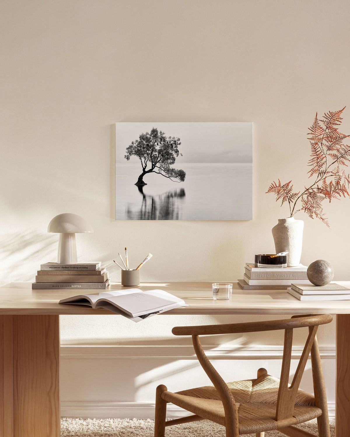Lonely Wanaka Tree Canvas print