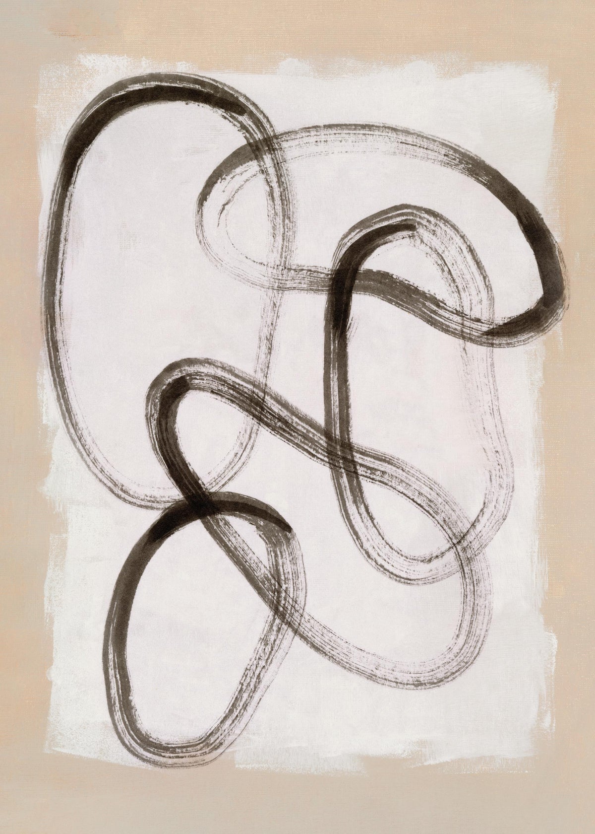 Infinate Brush Strokes Print