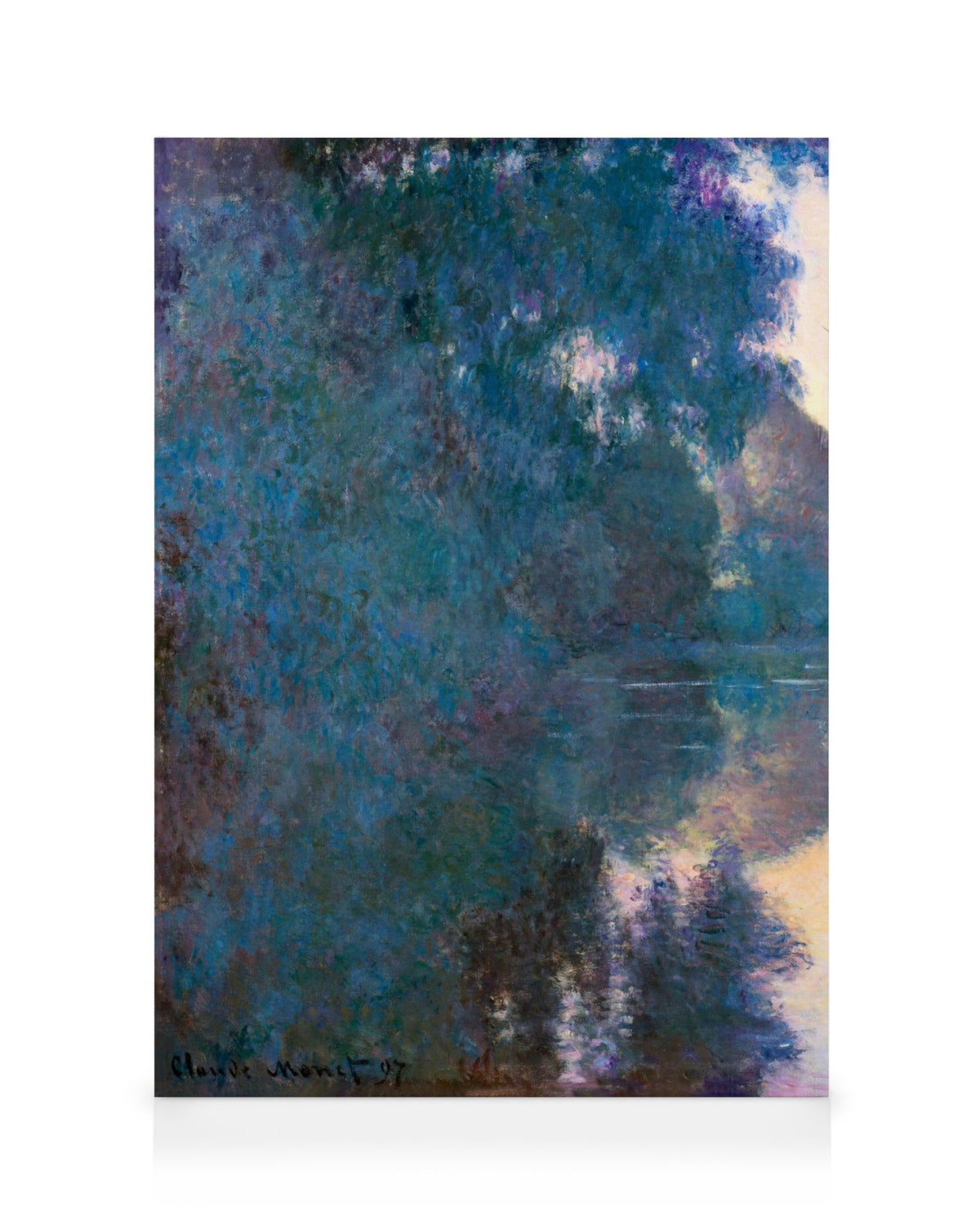 Monet - Morning on the Seine near Giverny Canvas print