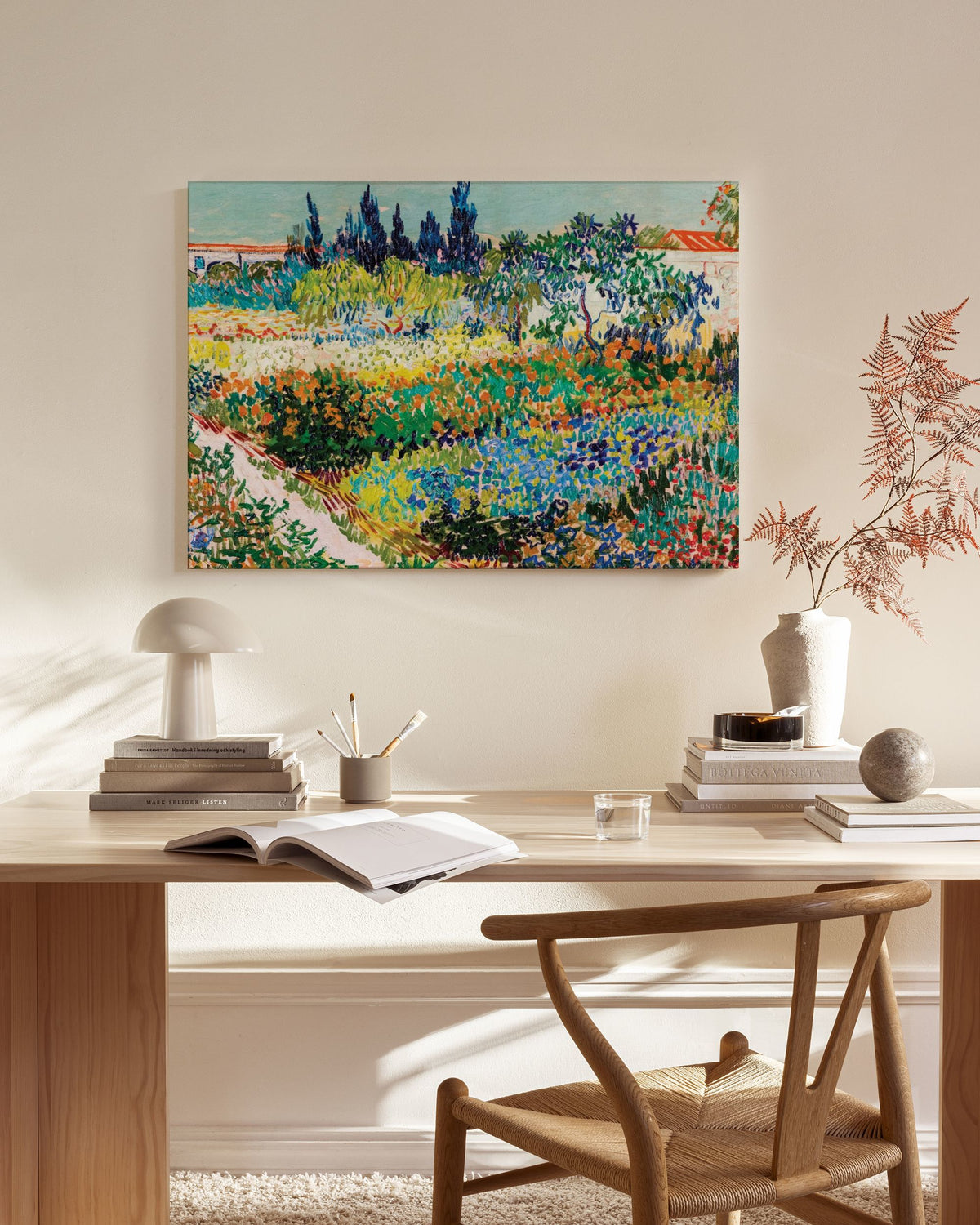 Van Gogh - Garden at Arles Landscape Canvas print