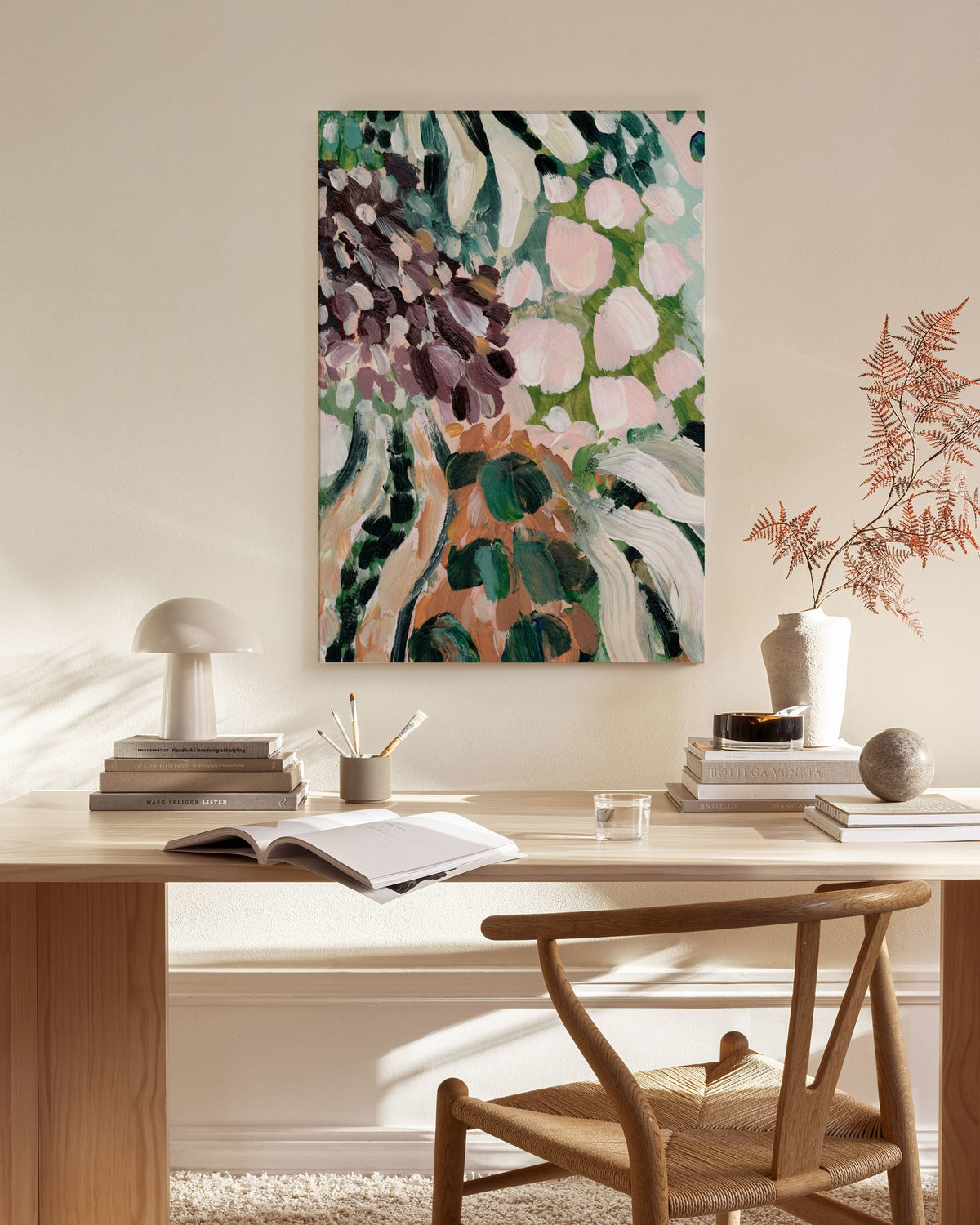 Acrylic Garden No2 Canvas print