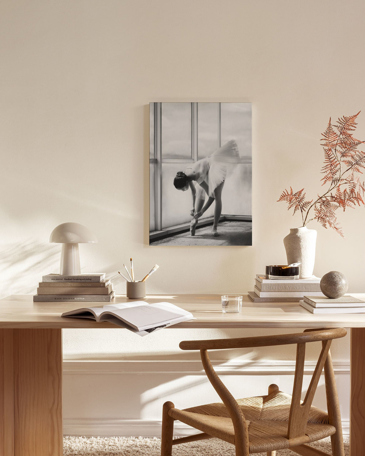 Ballerina Preparation Canvas print