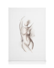Body Sketch No1 Canvas print