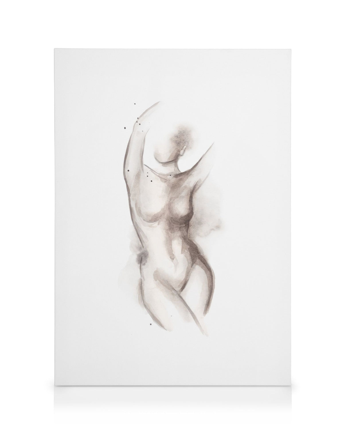 Body Sketch No1 Canvas print