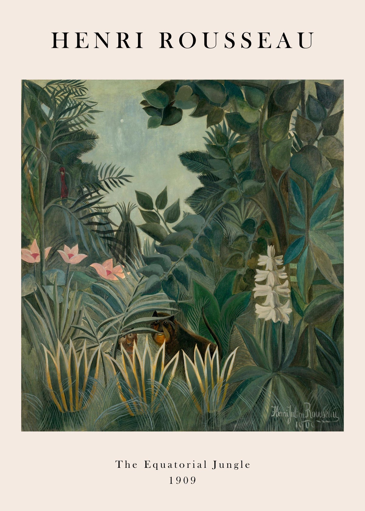 Rousseau - The Equatorial Jungle Print