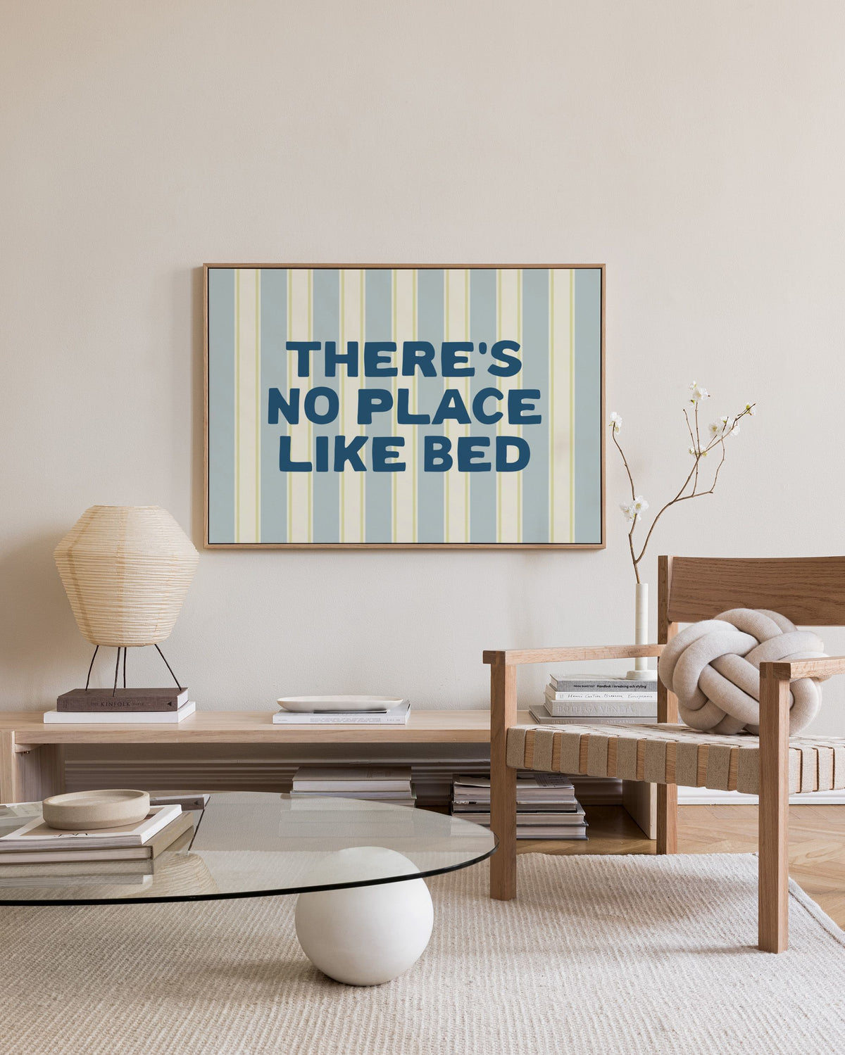 No Place Like Bed Canvas print