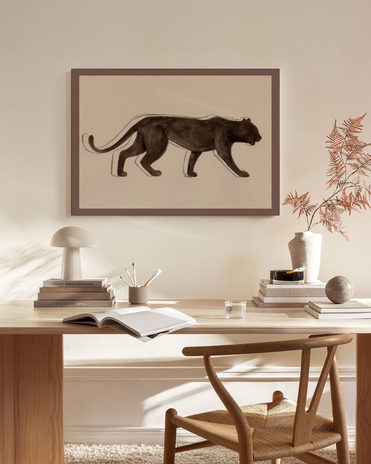Stride Canvas print