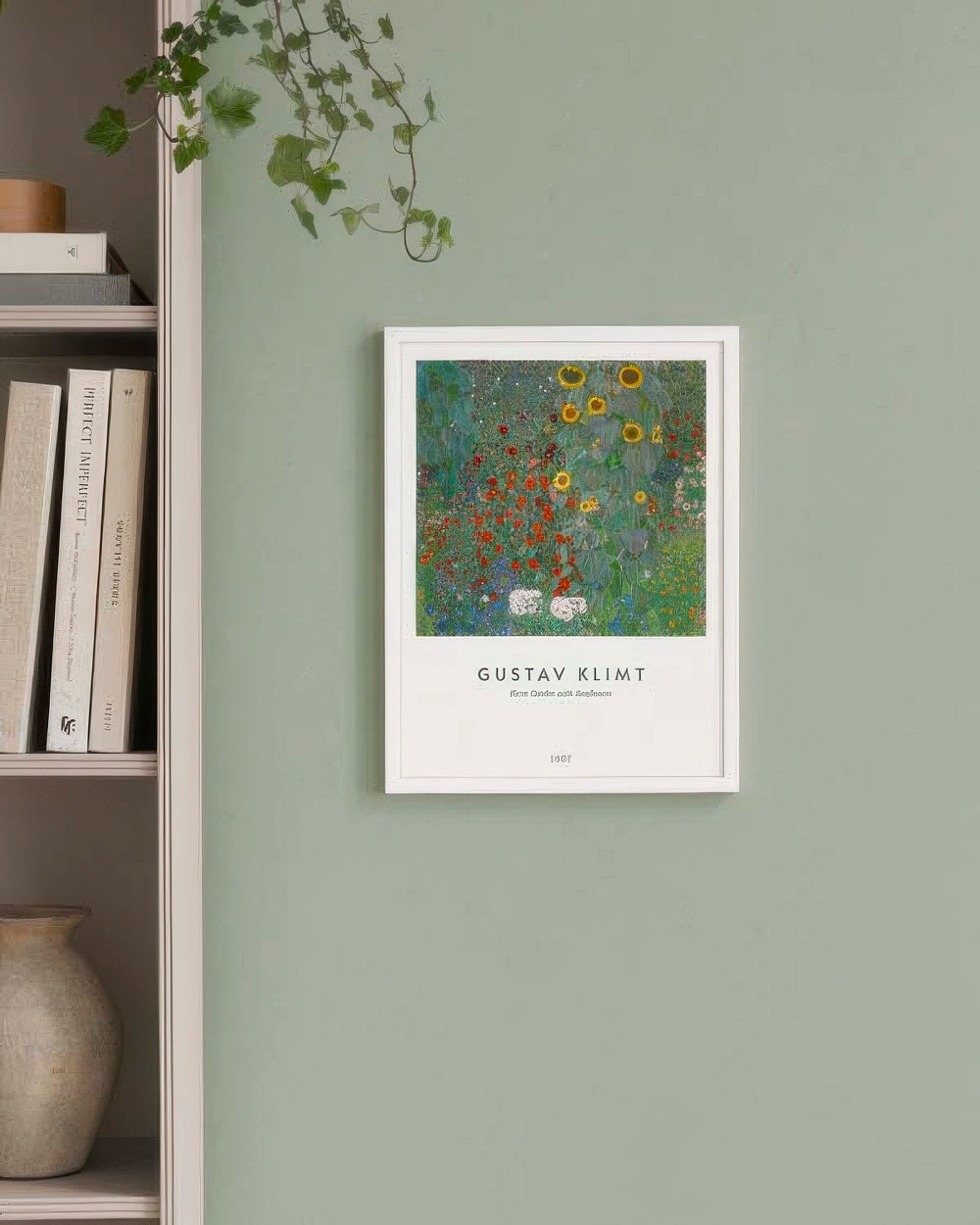 Gustav Klimt - Farm Garden with Sunflowers Print