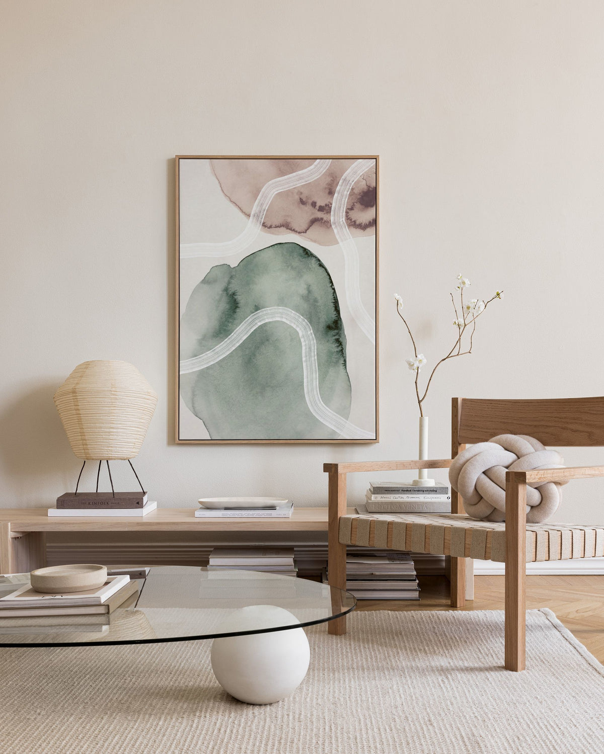Soft Watercolor No1 Canvas print