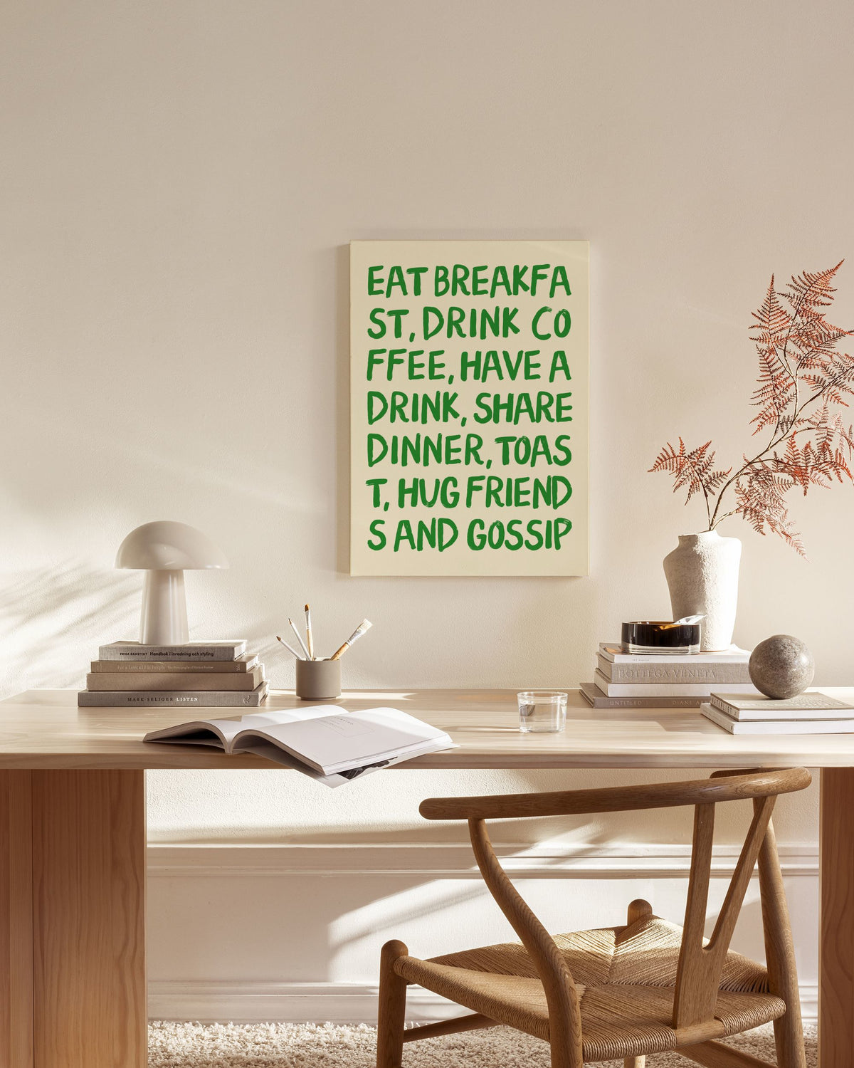 Kitchen Habits Canvas print