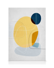 Contemporary Yellow No1 Canvas print
