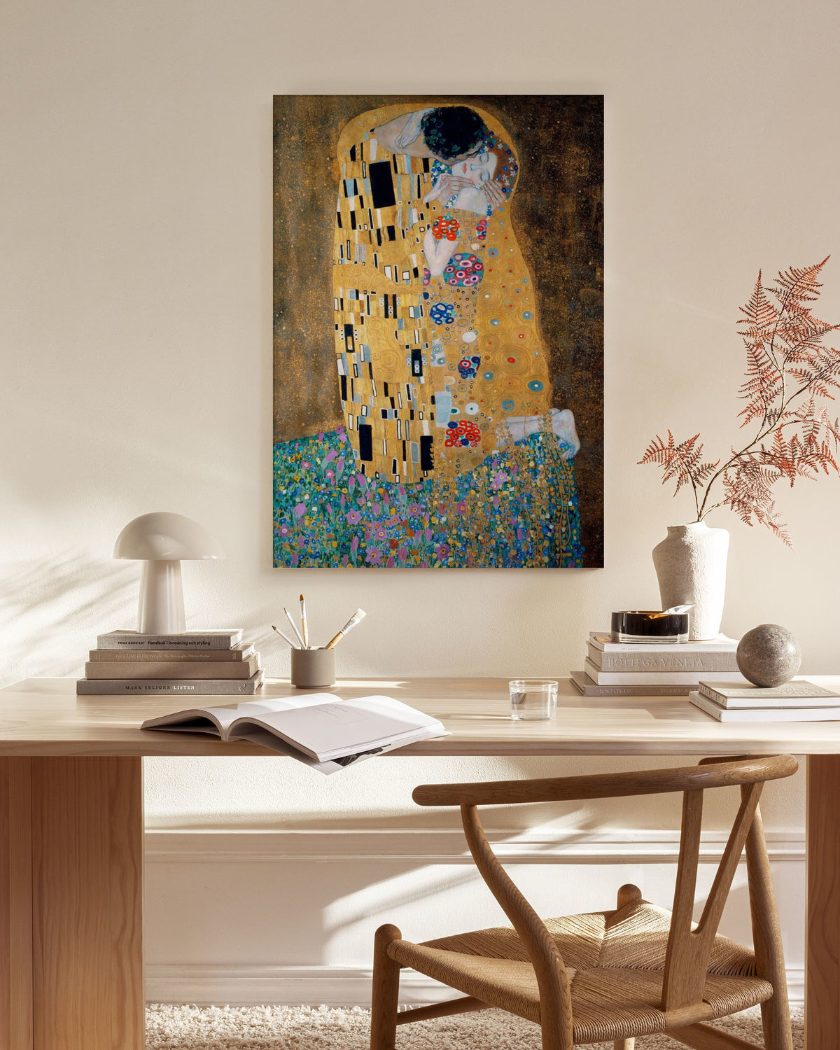 Gustav Klimt - The Kiss Canvas print